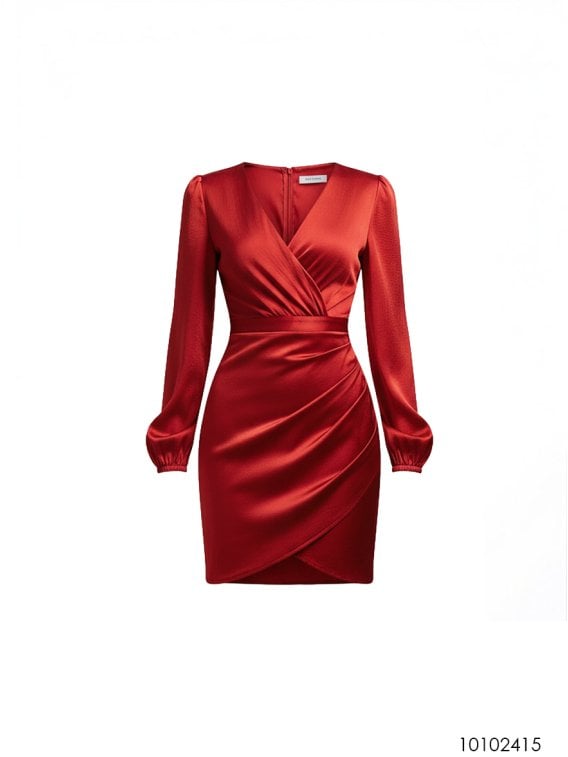 MOLDE VESTIDO CRUZADO MUJER 2415