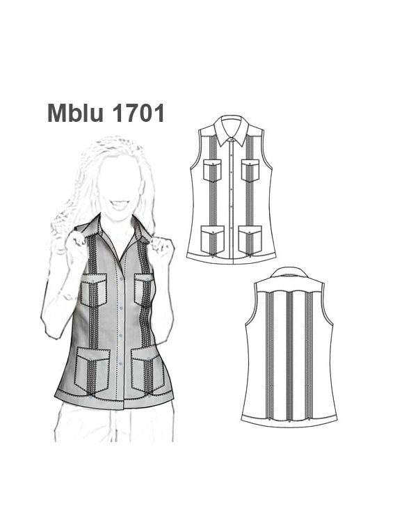GUAYABERA SIN MANGAS