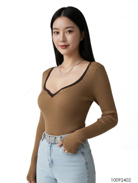 MOLDE POLERA AJUSTADA MUJER 2402