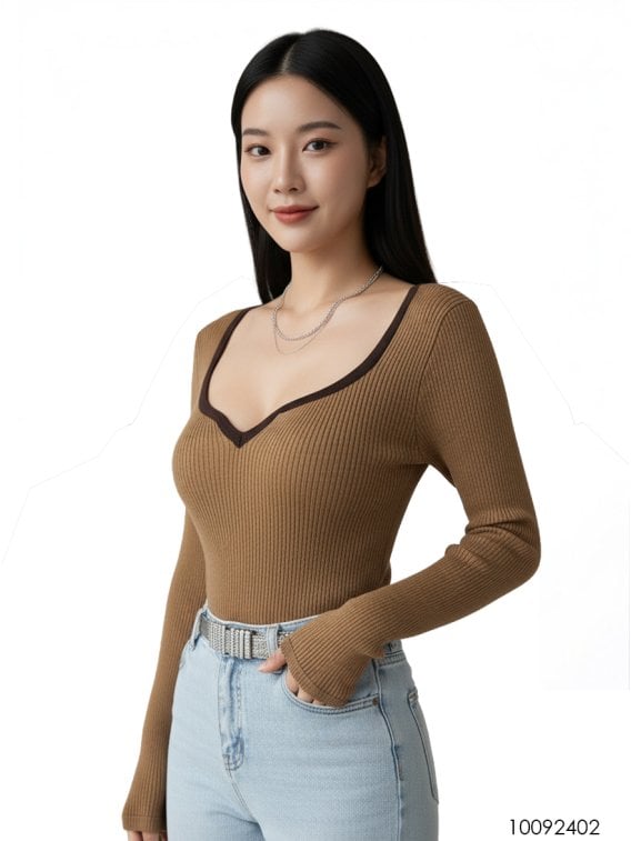 MOLDE POLERA AJUSTADA MUJER 2402