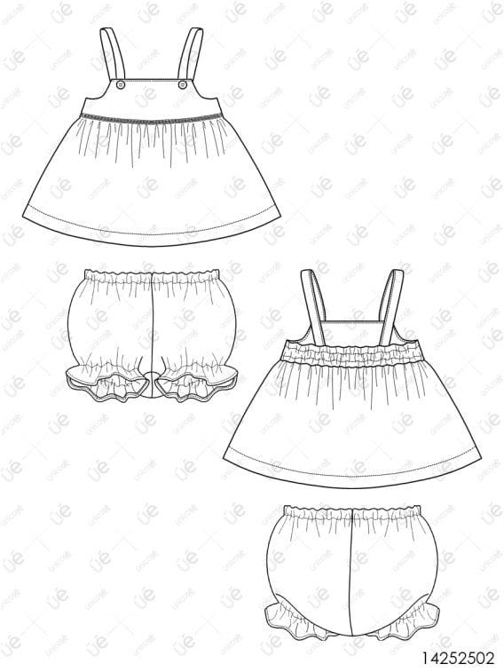 MOLDE CONJUNTO 2 PIEZAS BEBE 2502 MOLDE CONJUNTO 2 PIEZAS BEBE 2502