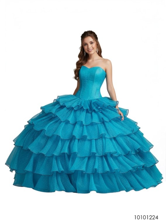 MOLDE VESTIDO FIESTA 15 MUJER 1224