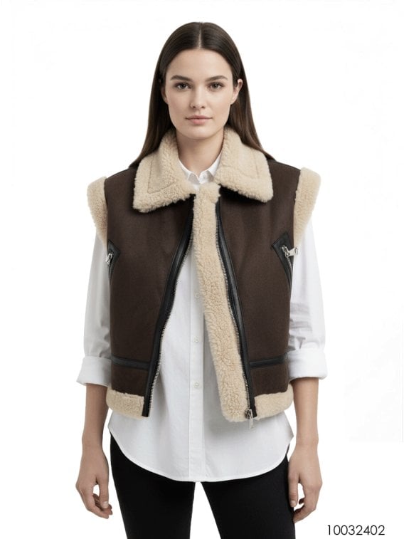 MOLDE PARKA CHALECO BIFAZ MUJER 2402