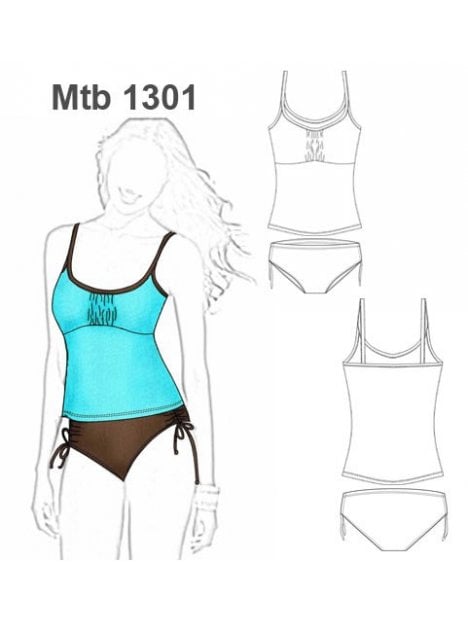 TRAJE DE BAÑO TANKINI MUJER 1301