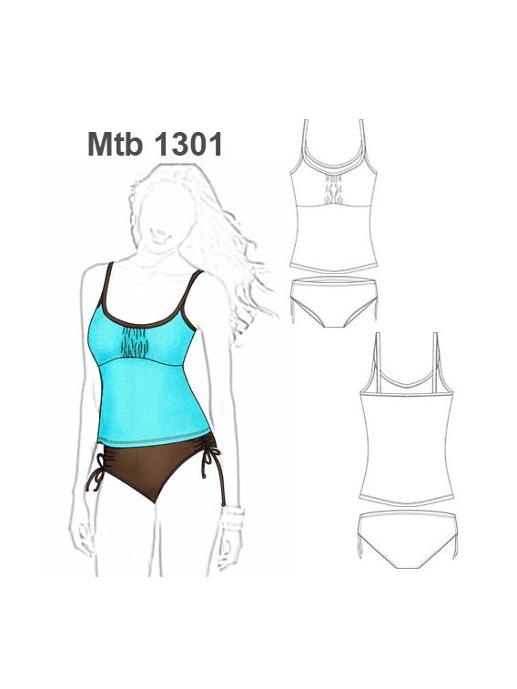 TRAJE DE BAÑO TANKINI MUJER 1301