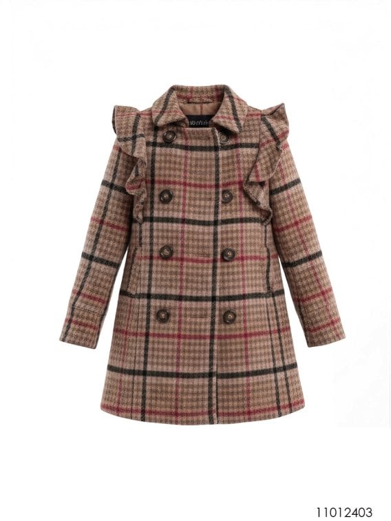 MOLDE ABRIGO TAPADO NIÑA 2403