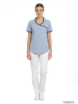 MOLDE BLUSA SANITARIA MUJER RT 2418