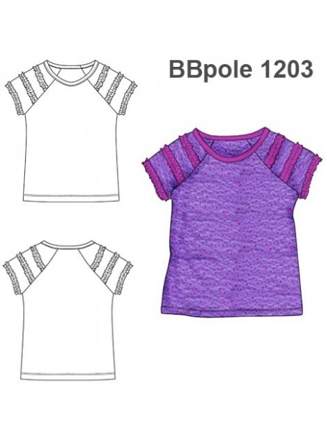 POLERA VIVOS RECOGIDOS