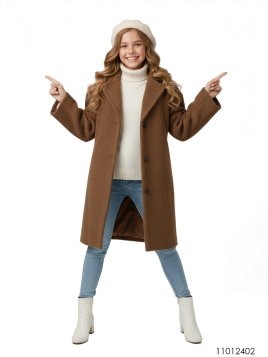 MOLDE ABRIGO TAPADO NIÑA 2402