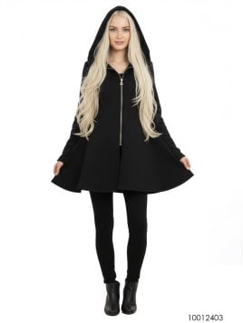 MOLDE ABRIGO CAPERUZA MUJER 2403