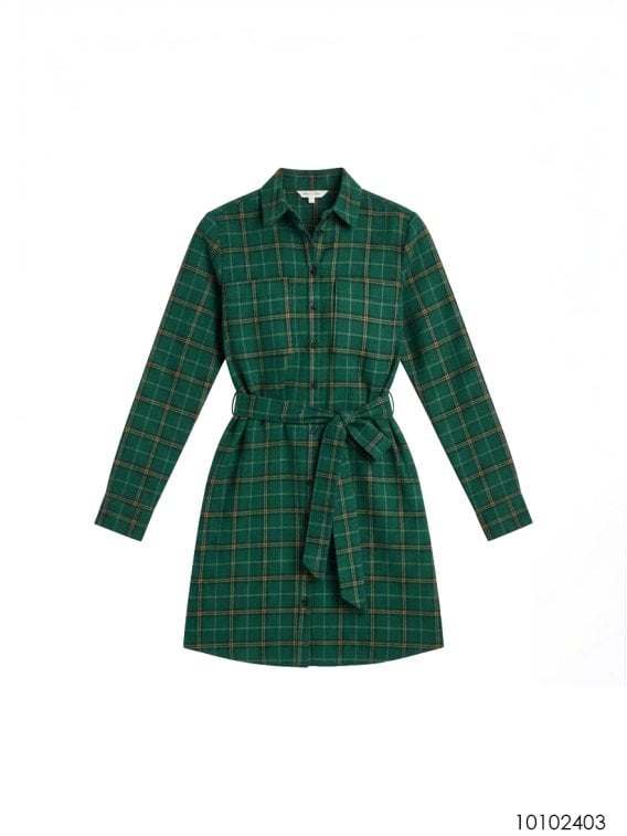 MOLDE VESTIDO CAMISERO MUJER 2403