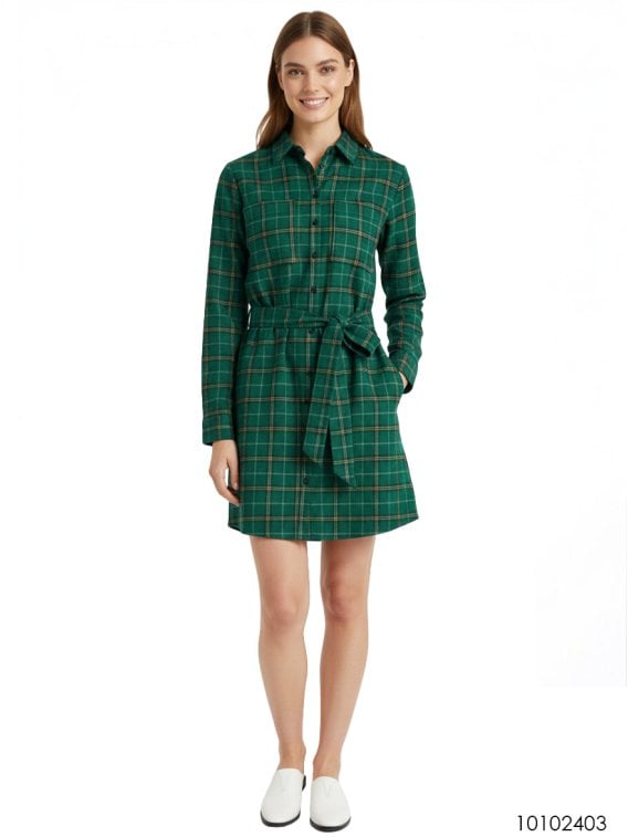 MOLDE VESTIDO CAMISERO MUJER 2403