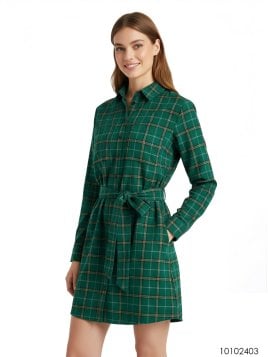 MOLDE VESTIDO CAMISERO MUJER 2403