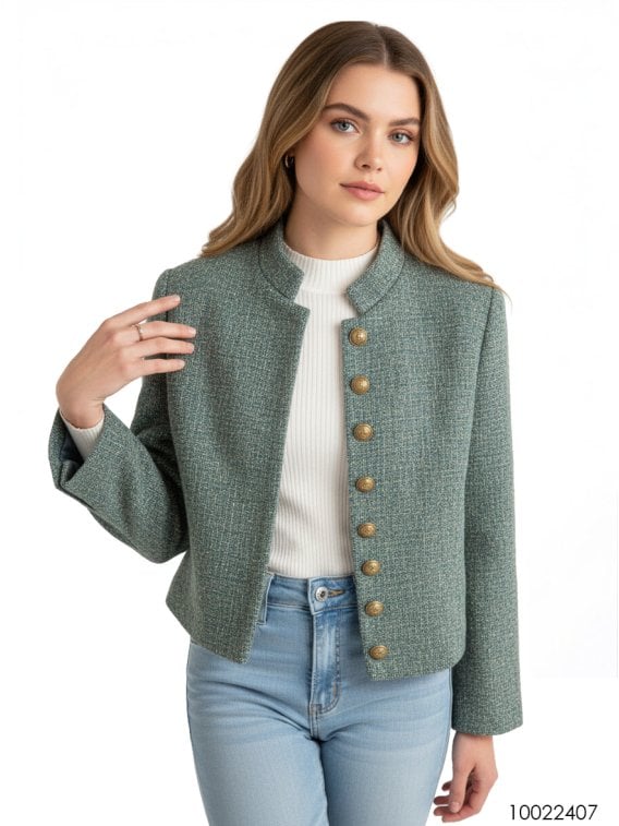 MOLDE CHAQUETA CORTA MUJER 2407