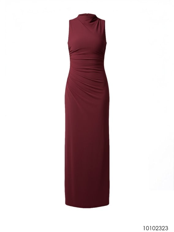 MOLDE VESTIDO DRAPEADO MUJER 2323
