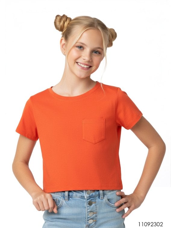 MOLDE POLERA BASICA NIÑA 2302