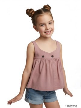 MOLDE BLUSA SIN MANGAS NIÑA 2302