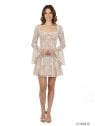 MOLDE VESTIDO CORTO MUJER 2315