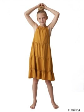 MOLDE VESTIDO SOLERA NIÑA 2304