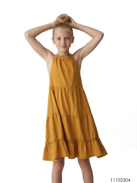 MOLDE VESTIDO SOLERA NIÑA 2304
