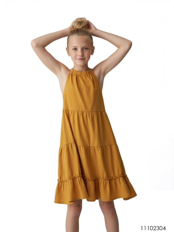 MOLDE VESTIDO SOLERA NIÑA 2304