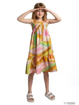 MOLDES VESTIDO SOLERA NIÑA 2303