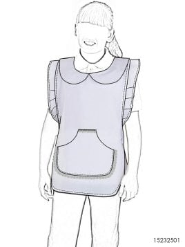 MOLDE ESCOLAR DELANTAL CHINITO 2501