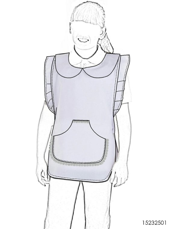 MOLDE ESCOLAR DELANTAL CHINITO 2501