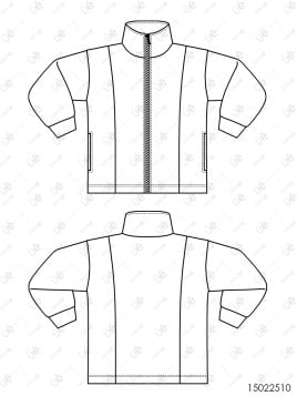 MOLDE ESCOLAR CHAQUETA CORTES 2510