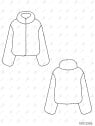 MOLDE CHAQUETA CUELLO ALTO MUJER 2506