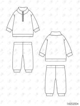 MOLDE CONJUNTO BEBE 2504