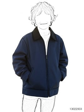 MOLDE CHAQUETA BASICA NIÑO 2503