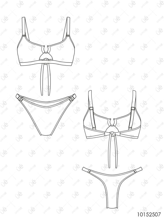 MOLDE TRAJE DE BAÑO 2 PIEZAS MUJER 2507