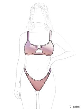 MOLDE TRAJE DE BAÑO 2 PIEZAS MUJER 2507