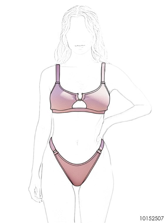 MOLDE TRAJE DE BAÑO 2 PIEZAS MUJER 2507