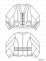 MOLDE CHAQUETA CORTA MUJER 2511
