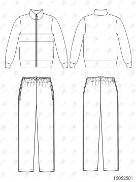 MOLDE BUZO ESCOLAR CORTES 2501