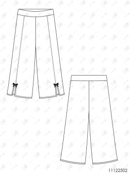 MOLDE PANTALON CALZA NIÑA 2502