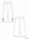 MOLDE PANTALON CALZA NIÑA 2502