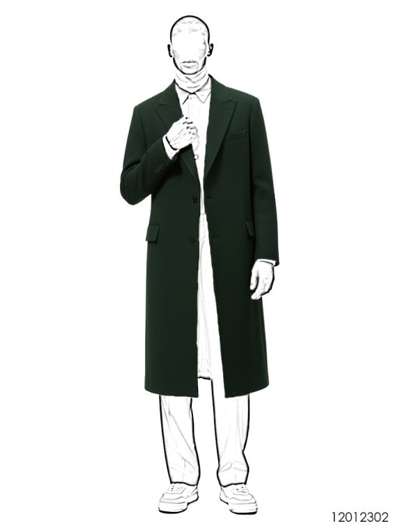 MOLDE ABRIGO SASTRERO HOMBRE 2302