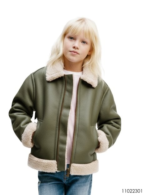 MOLDE CHAQUETA AVIADOR NIÑA 2301