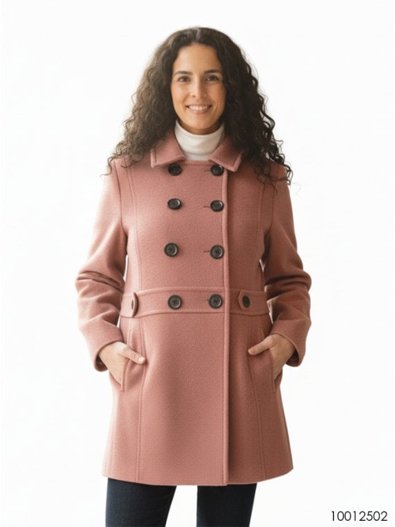 MOLDE ABRIGO CRUZADO MUJER 2502
