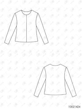 CHAQUETA BASICA MUJER 1424