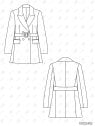 MOLDE CHAQUETA BLAZER MUJER 2402