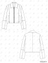MOLDE CHAQUETA RECTA MUJER 2414