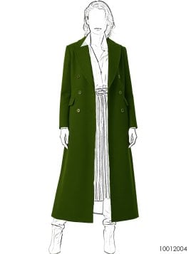 MOLDE ABRIGO MIDI MUJER 2004