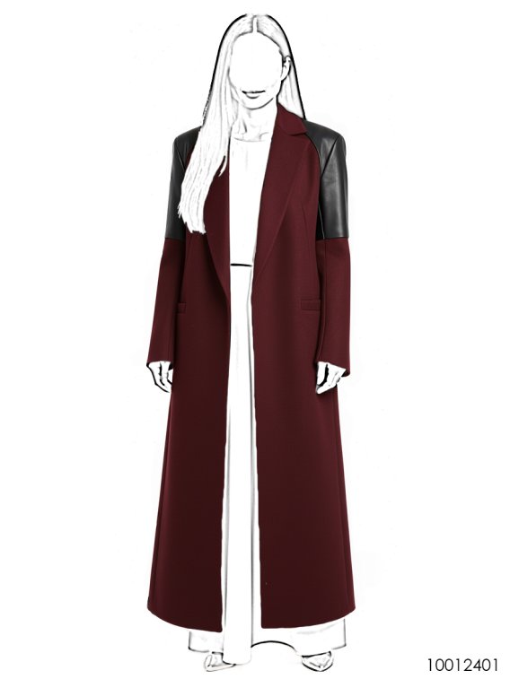 MOLDE ABRIGO BIKER MUJER 2401