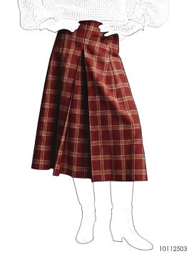 MOLDE FALDA TABLAS MUJER 2503