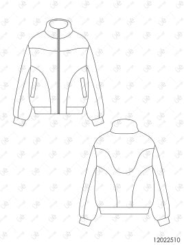 MOLDE CHAQUETA POLAR HOMBRE 2510