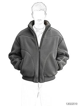 MOLDE CHAQUETA POLAR HOMBRE 2510